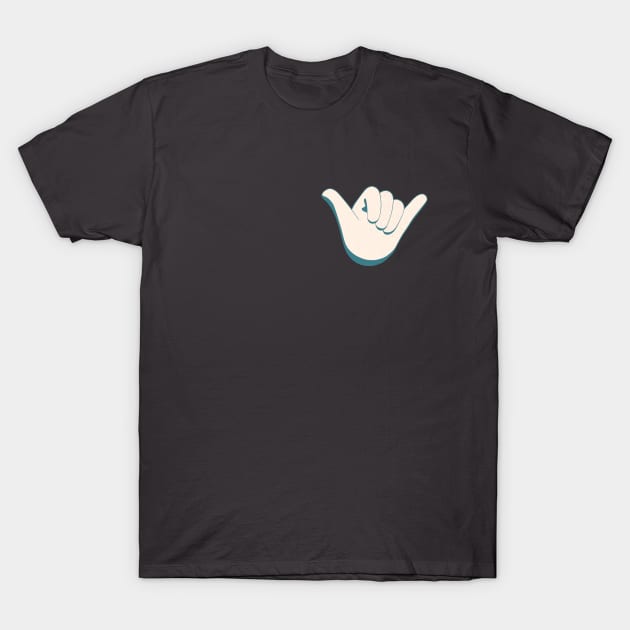 Shaka Hang Loose Sign T-Shirt by AKdesign